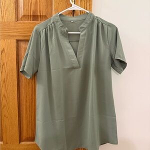 Elegant Green Women's Top